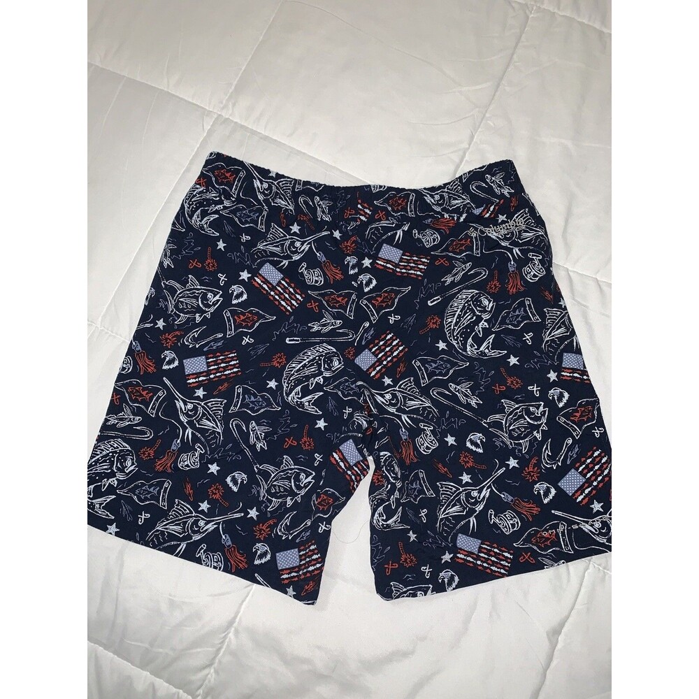 Boys Patriotic Columbia Swim Trunk Shorts Size Large 14/16